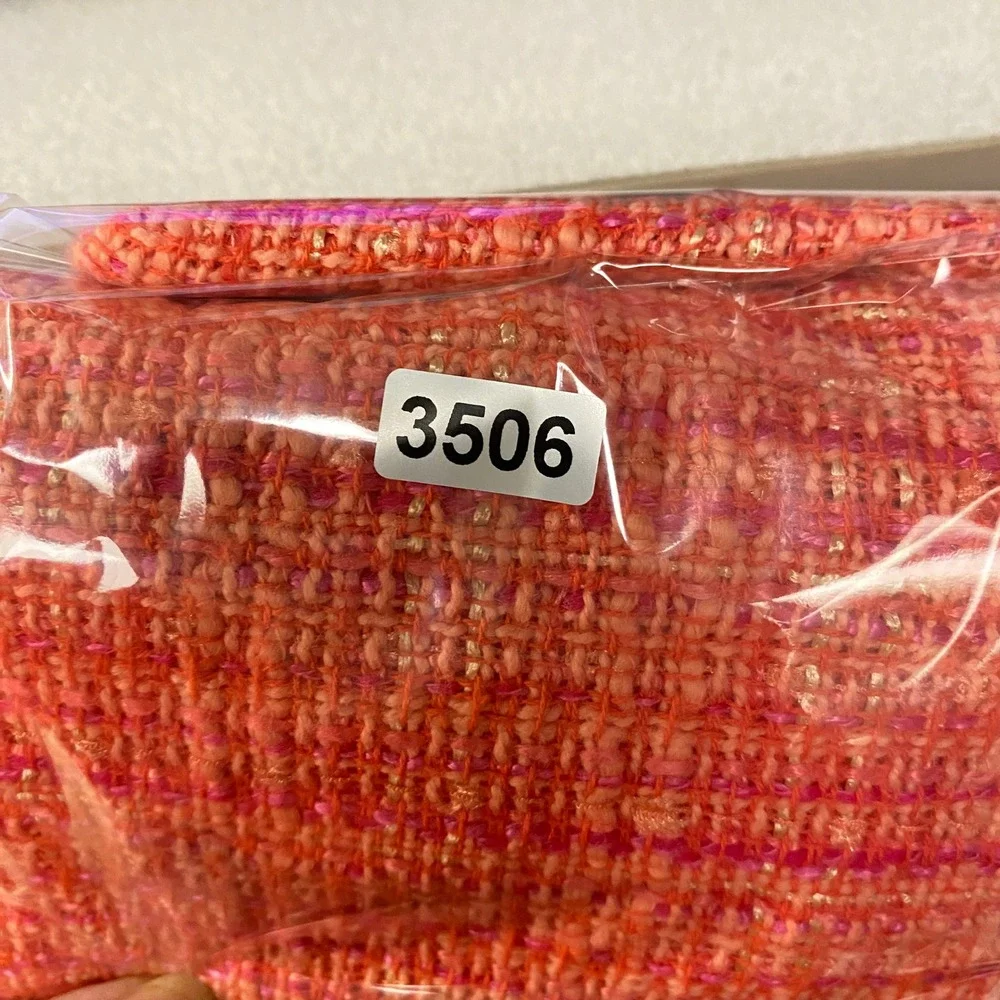 J. Crew No 2 Pencil Skirt Orange Tweed Office Business Casual Size 4 Academia‎